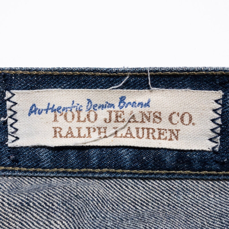 Polo Ralph Lauren Jeans Men's 38x34 Ashmore RL Jeans Denim Distressed Faded