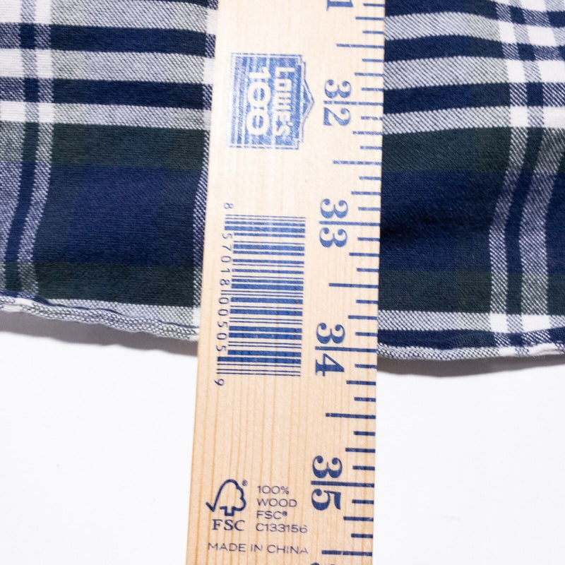 Abercrombie & Fitch The Big Shirt Men's Large Vintage 90s Flannel USA Made Plaid