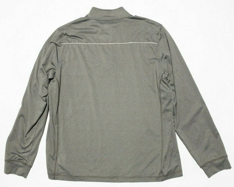 johnnie-O Prep-Formance 1/4 Zip Activewear Top Gray Wicking Golf Men's XL