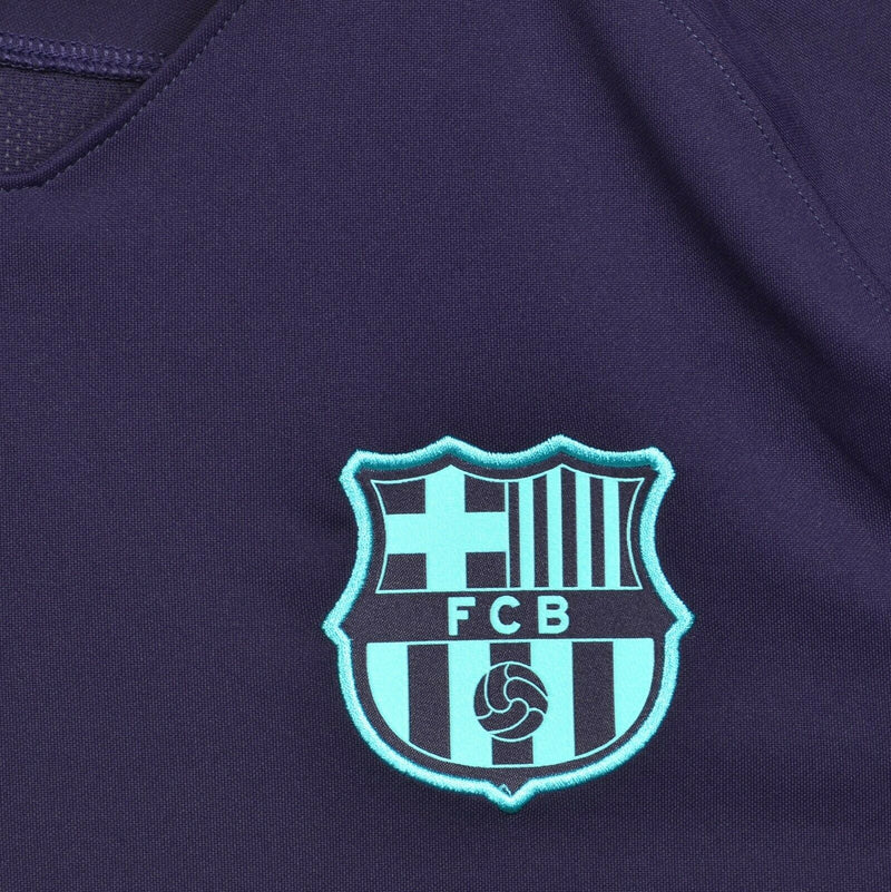 FC Barcelona Men's 2XL Nike Dri-Fit Purple Aqua Beko Soccer Football Jersey