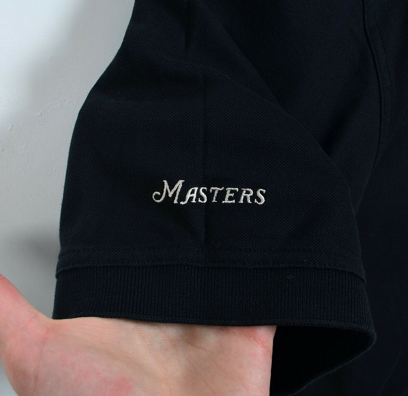 Masters Collection Men's XL Solid Black Augusta National Golf Polo Shirt