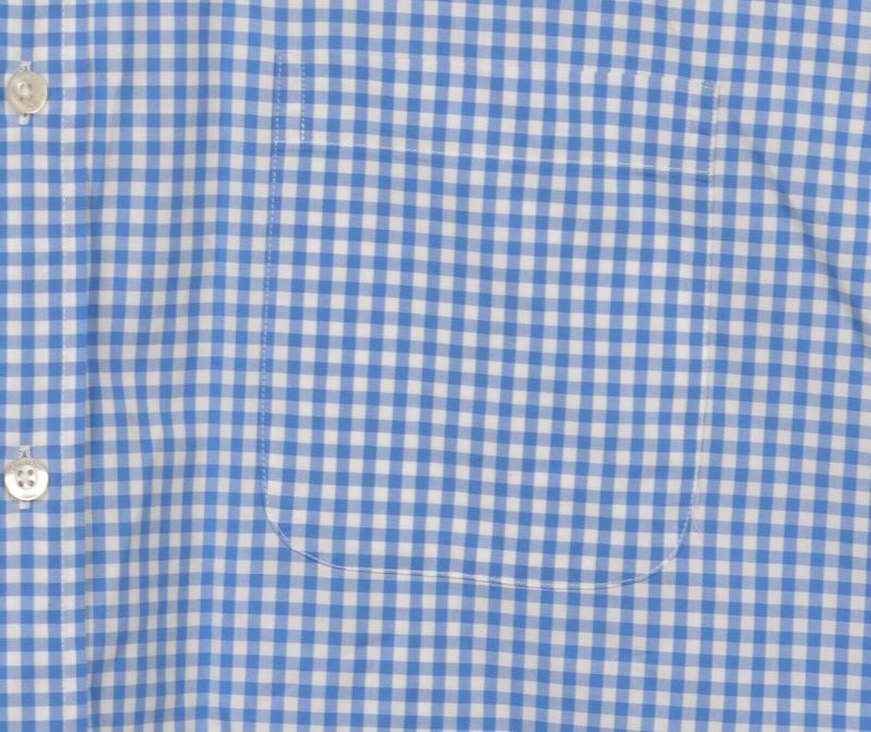 Vineyard Vines Men's XL Classic Fit Murray Blue Gingham Check Button-Down Shirt