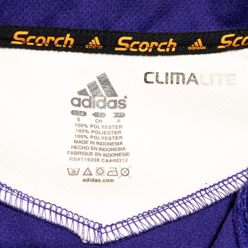 Northwestern Wildcats 1/4 Zip Men's Small Adidas ClimaLite Scorch Jacket Purple