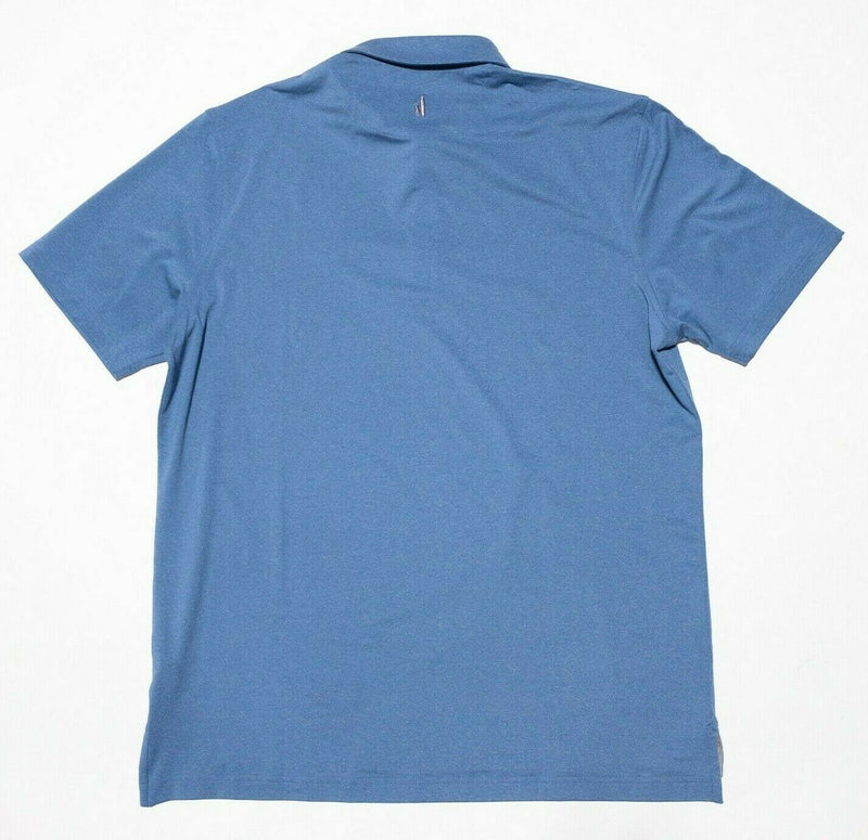 Johnnie-O Prep-Formance Birdie Polo Large Men's Golf Lake Blue Wicking Shirt