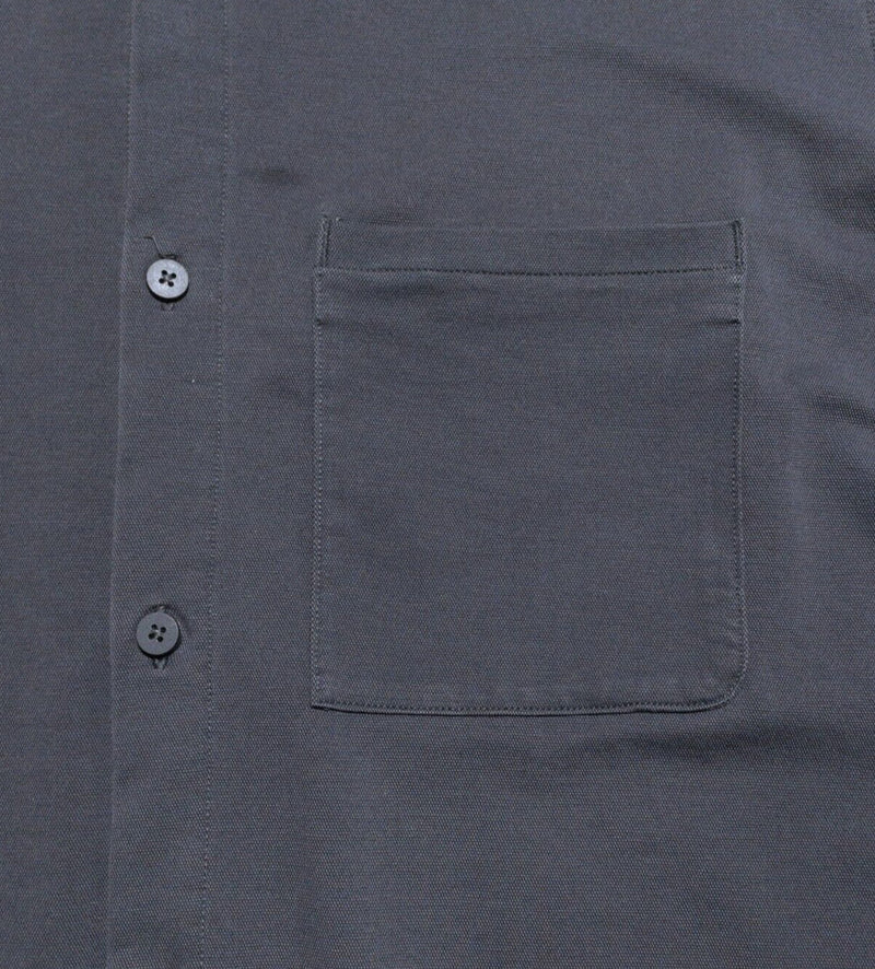 Lululemon Shirt Men's Fits Medium Long Sleeve Button-Front Commission Gray