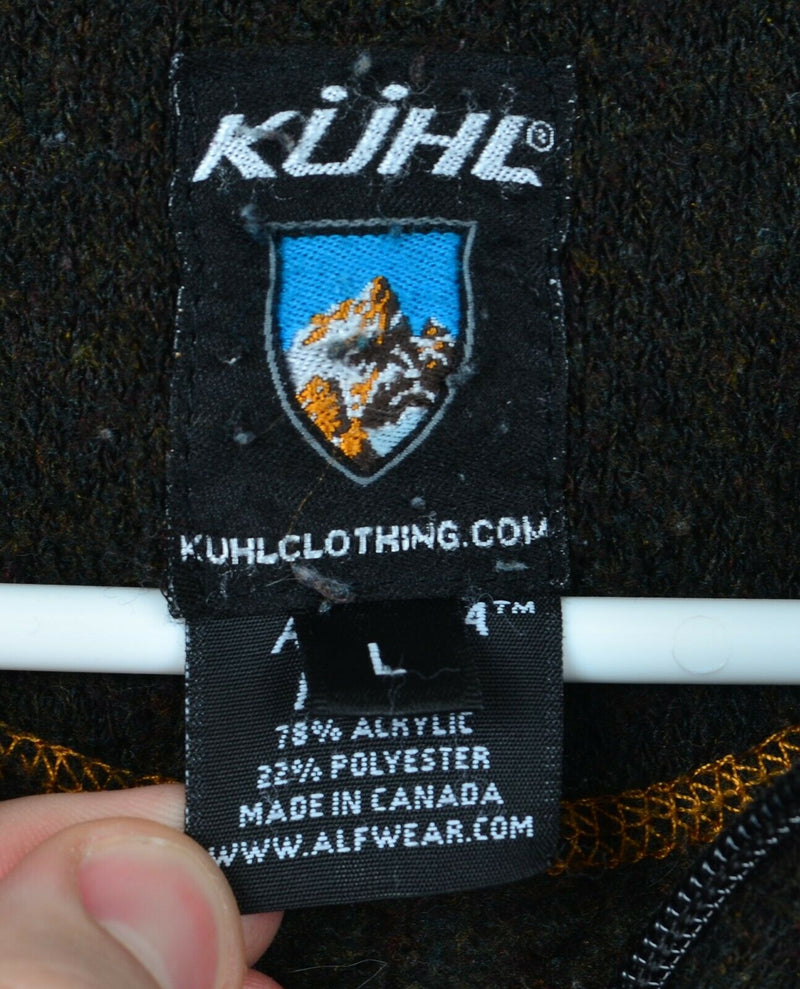 Kuhl Men's Sz Large Alfpaca Fleece Full Zip Fleece Hiking Outdoors Jacket