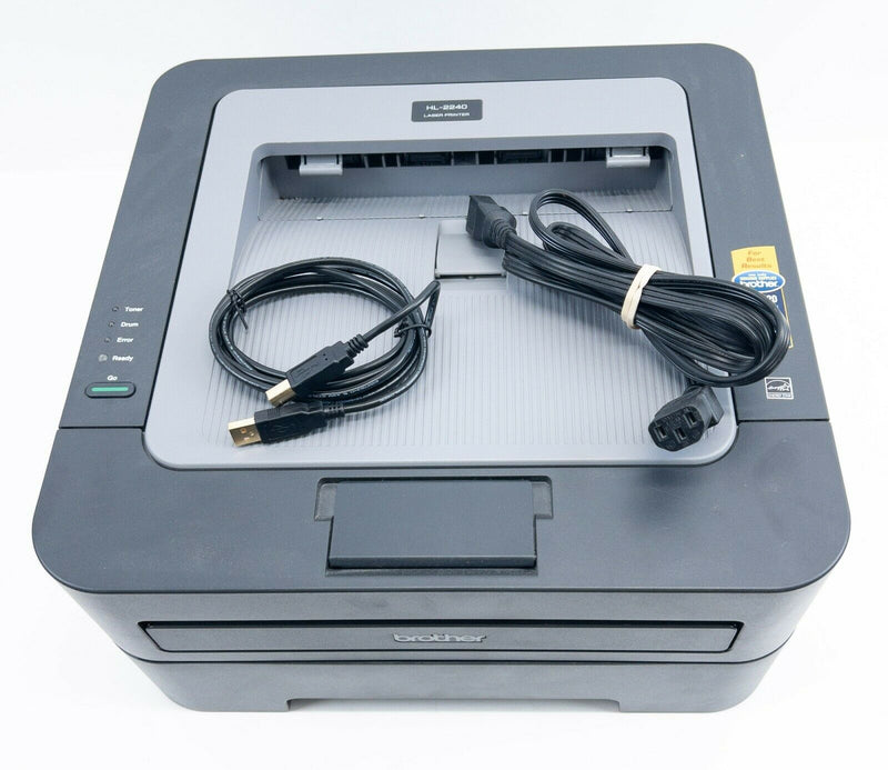 Brother HL-2240 Laser Printer 2278 Pages Monochrome Duplex Tested Cables