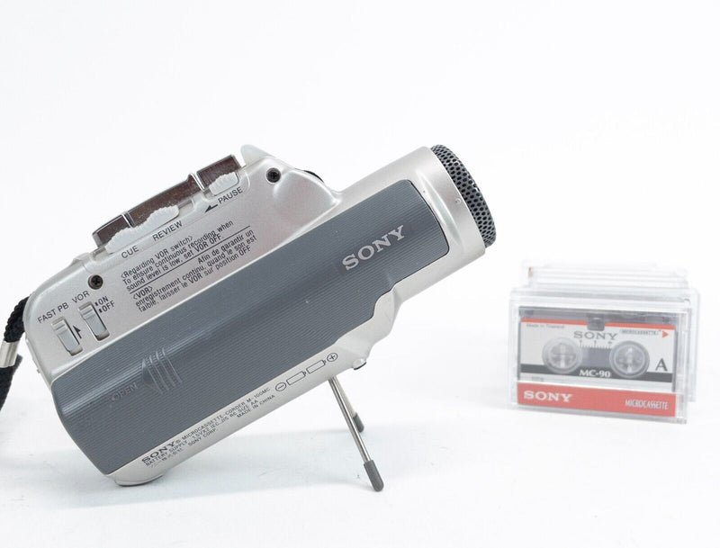 Sony Micro Cassette Voice Recorder M-100MC Mic'n Micro Handheld Gray Tested