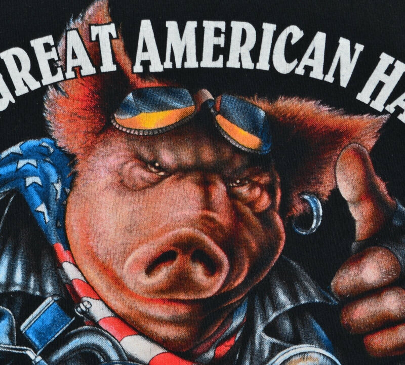 Vintage 90s 3D Emblem Men's 2XL Harley-Davidson Great American Hawg Tank Top