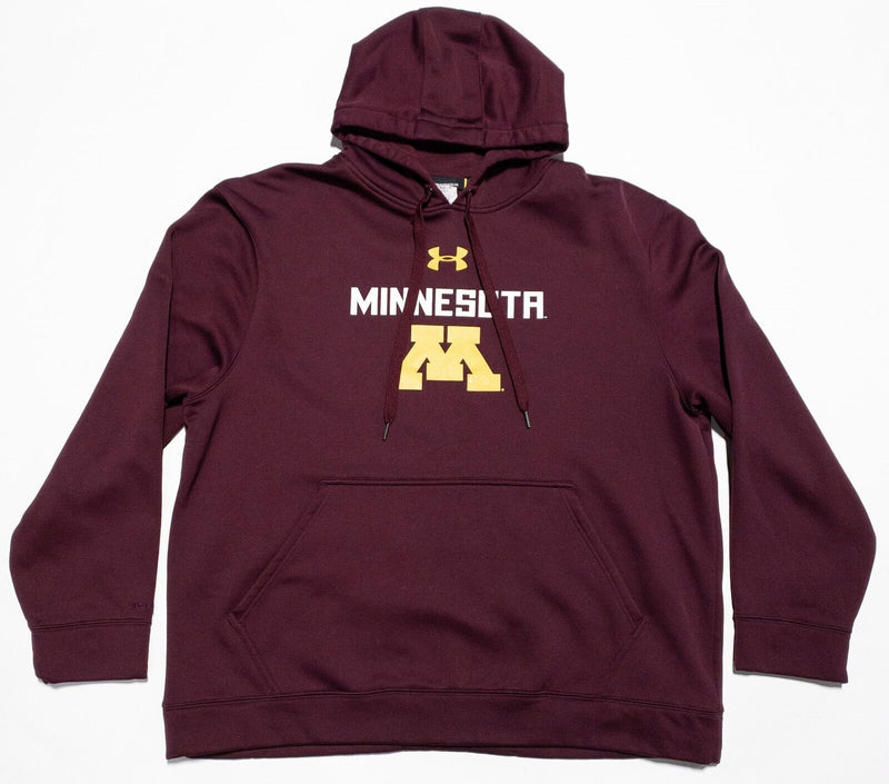 Minnesota Gophers Hoodie Men's XL Under Armour Pullover Drawstring Maroon NCAA