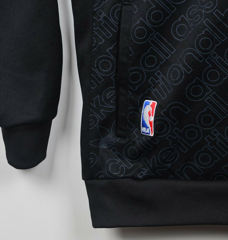 NBA x Adidas Men's XL National Basketball Association Logo Black Track Jacket