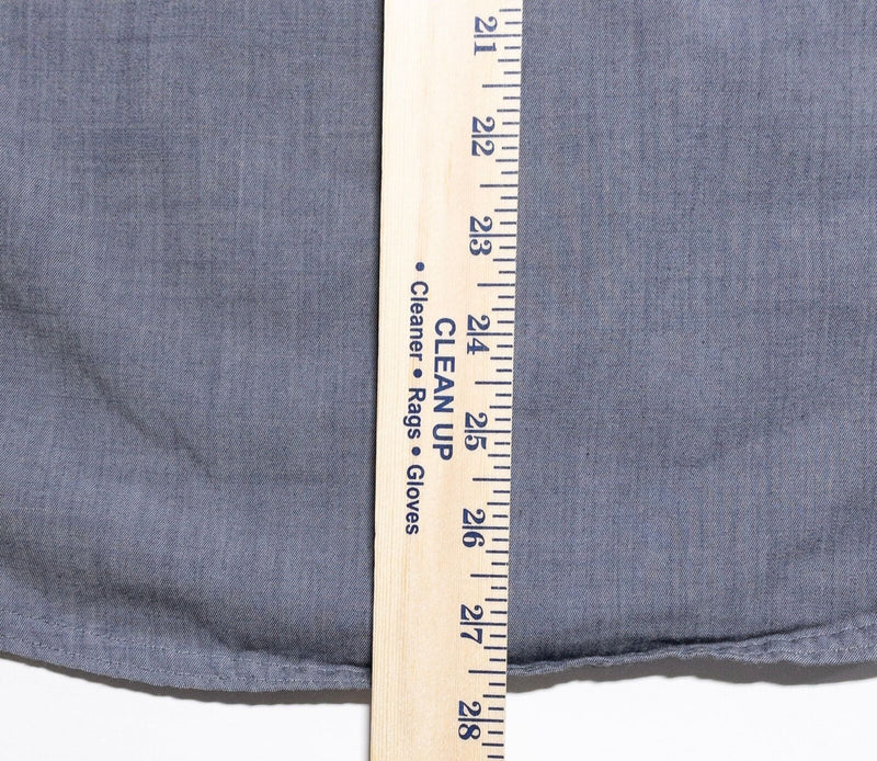 Icebreaker Merino Button-Up Shirt Men's Small Wool Knit Gray Short Sleeve