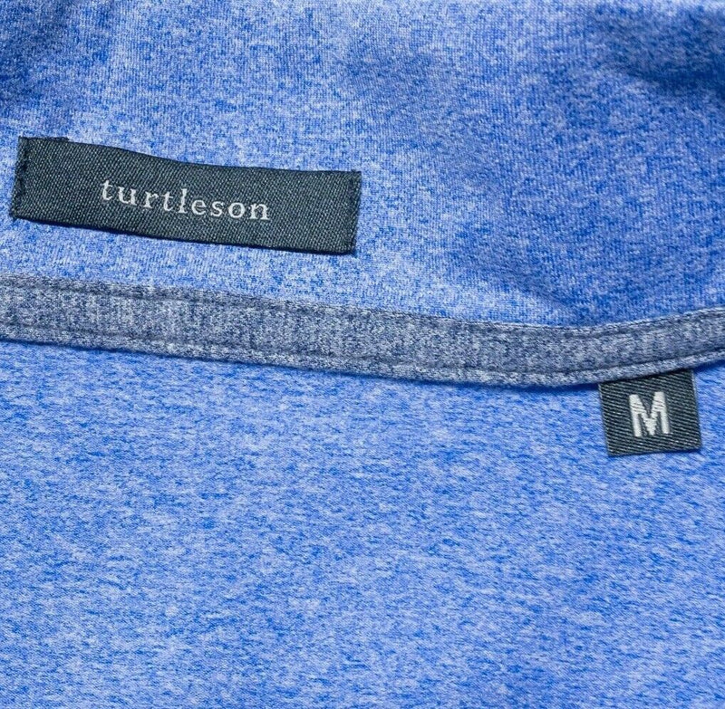 Turtleson Siro 1/4 Zip Vest Golf Marine Blue Wicking Polyester Men's Medium