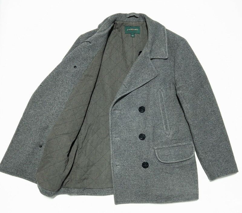 J.Crew Always Dock Naval Peacoat Thinsulate Wool Gray Men's Large