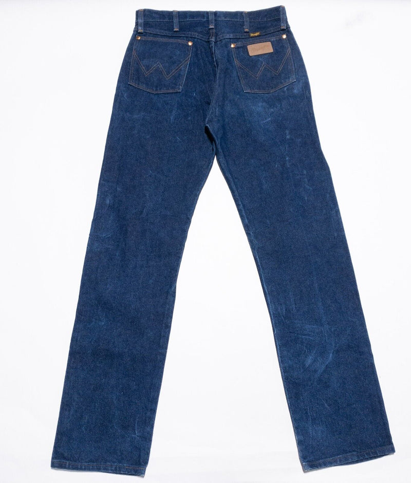 Wrangler Jeans Cowboy Cut Men's 33x34 Vintage Denim Pants USA Indigo 13MWZ