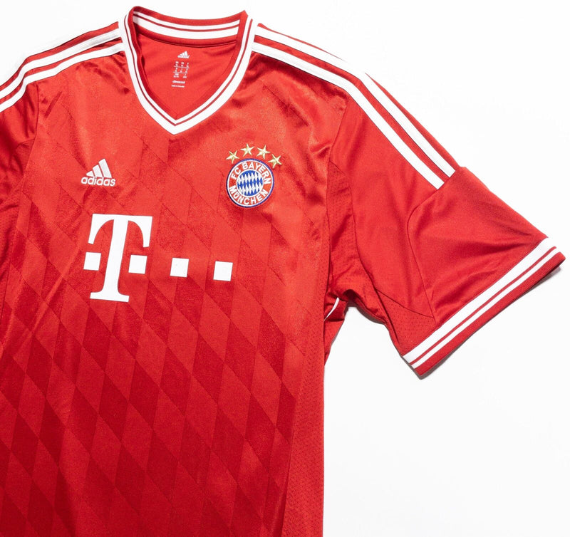 Bayern Munich Jersey Men's XL Adidas Climacool Red Soccer Football T-Mobile Home