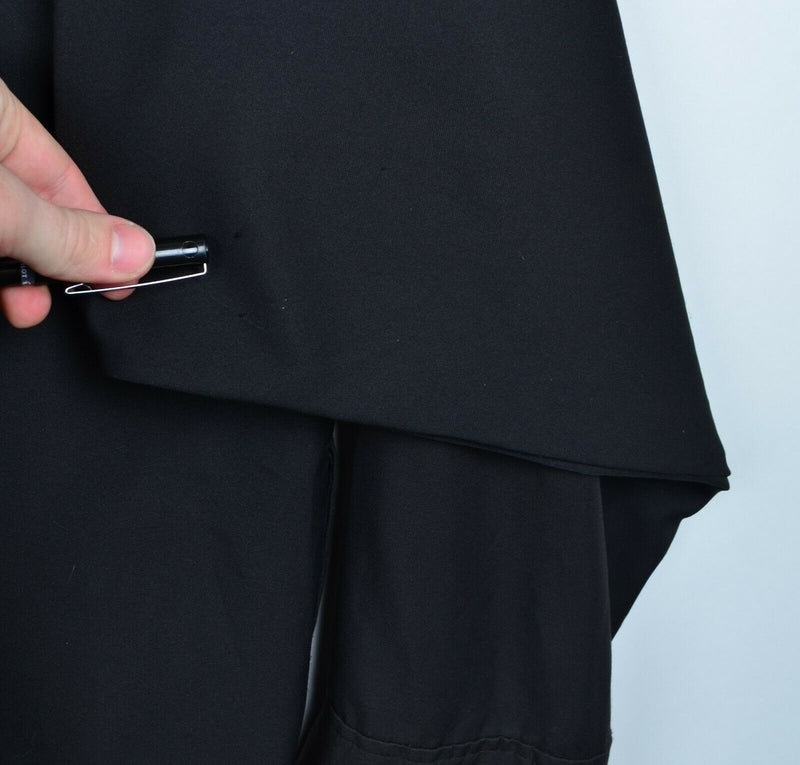 Zero Restriction Men's XL Microfiber Polyester Black Snap Pullover Golf Jacket