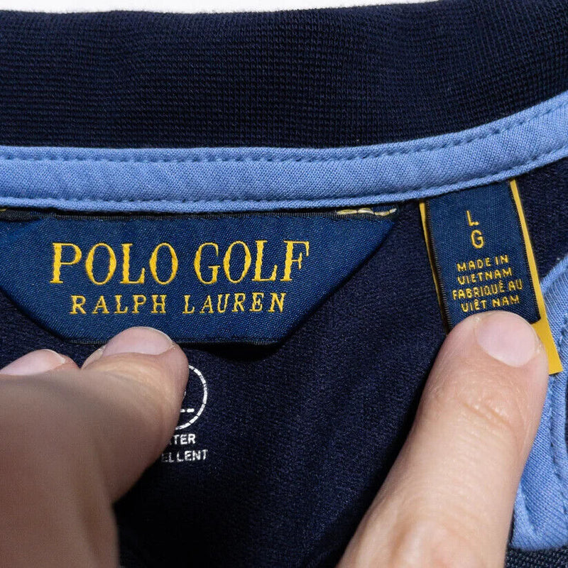 Polo Golf Ralph Lauren Sweater Men's Large Pullover 1/4 Zip PGA Ocean Course