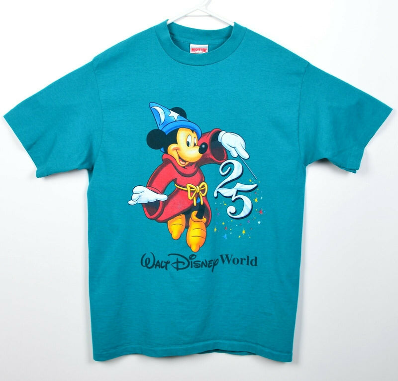 Walt Disney World Men's Large 25th Anniversary Fantasia Mickey Mouse 90s T-Shirt