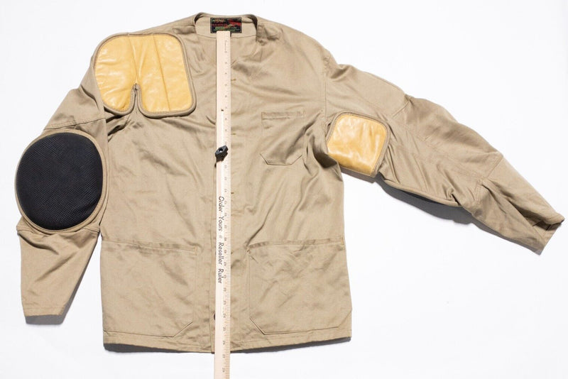 10-X Shooting Jacket Men's 42 Hunting Padded Tan Vintage Imperial Leather Target