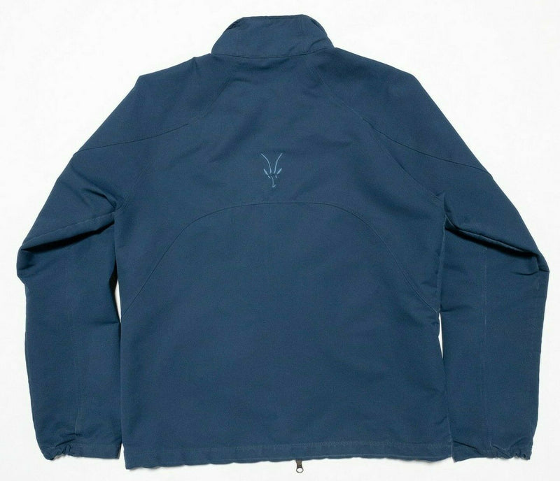 Ibex Climawool Cirrus Softshell Jacket Solid Blue Full Zip Merino Men's Medium