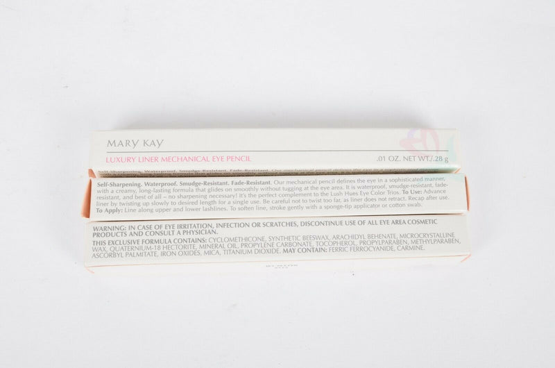 Lot of 3 Mary Kay Luxury Liner Mechanical Eye Pencil .01oz Jet Setter Bronze