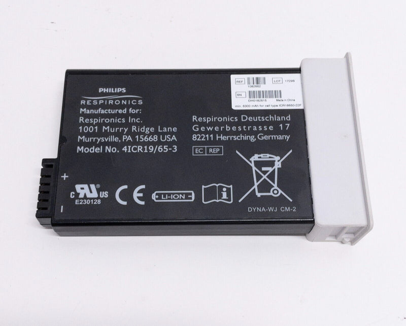 Rechargeable Battery, Philips Respironics 1082662 SimplyGo Model 4ICR19/65-3
