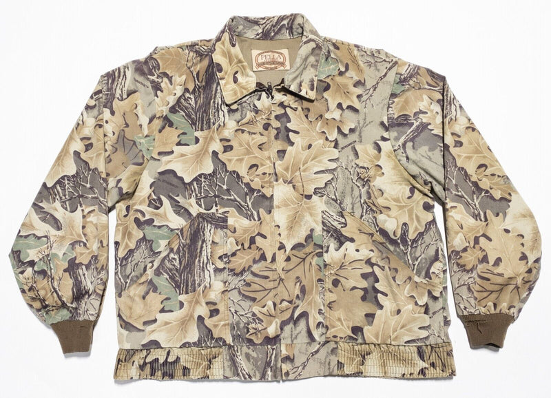 Vintage Pella Camo Jacket Men's XL Pella Full Zip Collared Advantage Camouflage
