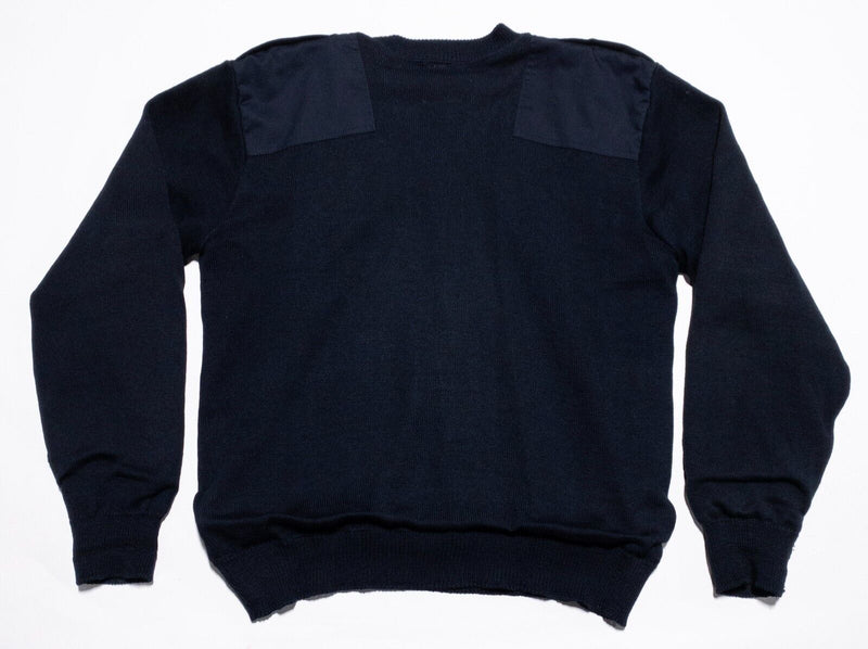 Blauer Gore Windstopper Sweater Men's 2XL Lined Security Uniform Wool Navy Blue