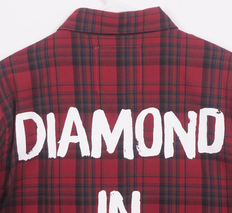 Cakeworthy Disney Adult Medium Aladdin Diamond in The Rough Flannel Shirt