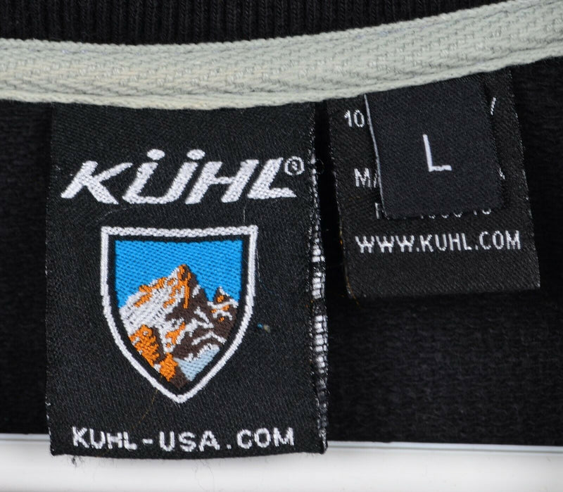 Kuhl Women's Large Full Zip Black Hiking Outdoor Hoodie Sweatshirt Jacket