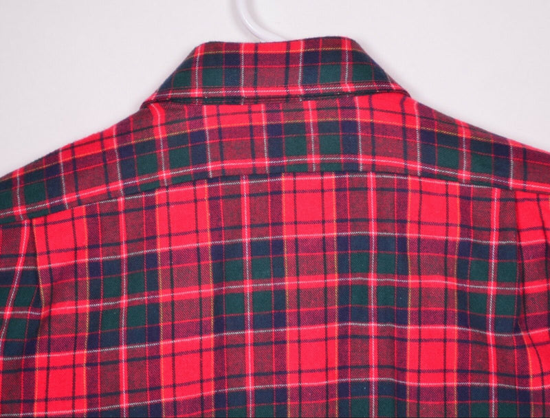 Vtg 80s Levi's Men's Sz Medium NWT Deadstock Flannel Red Plaid Tartan Shirt