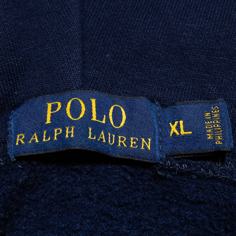 Polo Ralph Lauren Hoodie Men's XL Pullover Sweatshirt Navy Blue RL Polo 67 Logo