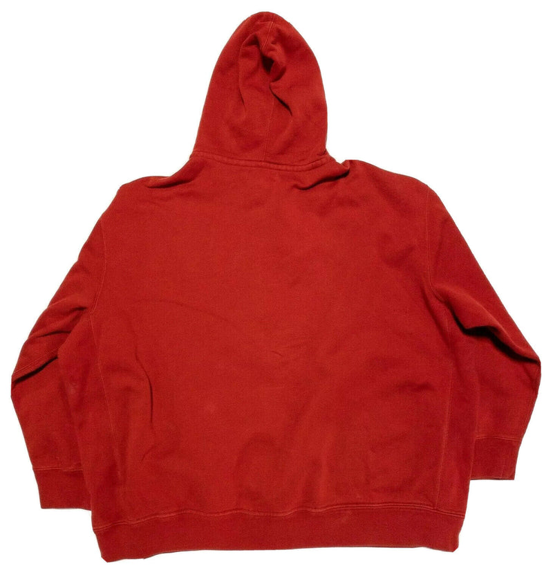 Polo Ralph Lauren Men's 5XB (5XL Big) Full Zip Solid Red Pony Hooded Sweatshirt