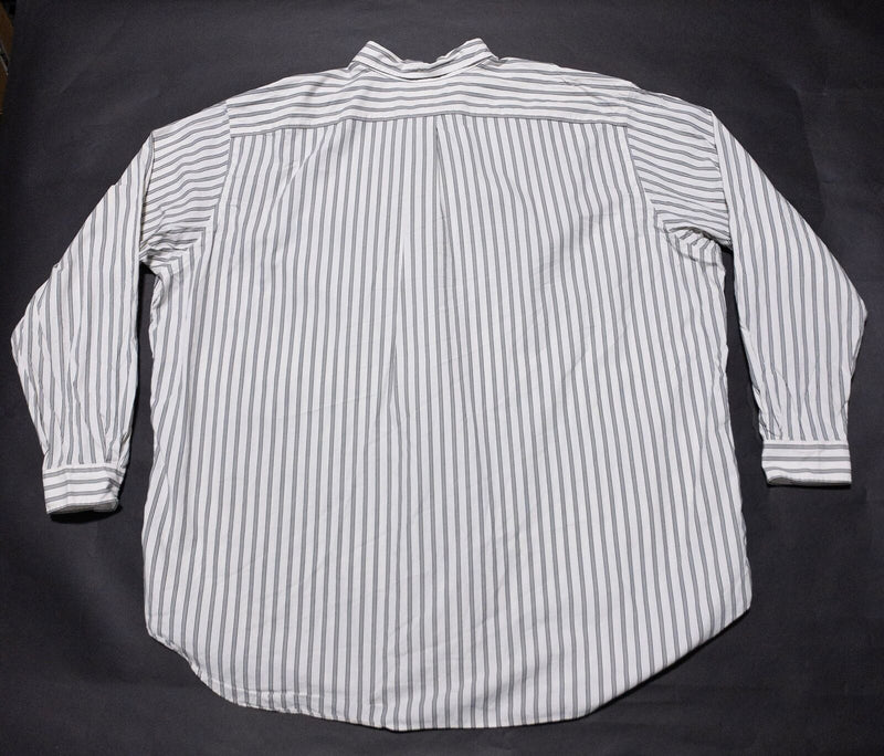 Polo Ralph Lauren Shirt Men's 4XLT Tall Classic Fit White Stripe Button-Down