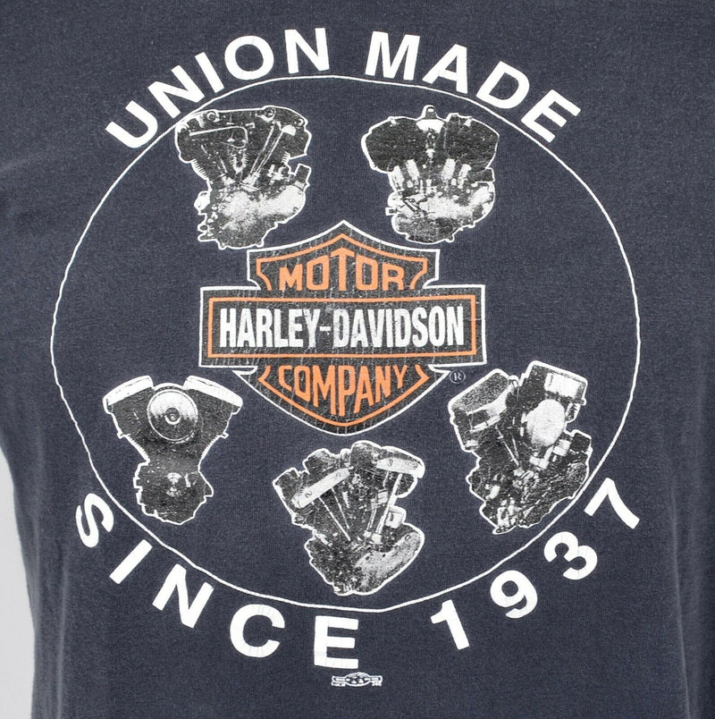 Vintage Harley-Davidson Men's Large? Union Made Engines Motorcycle T-Shirt