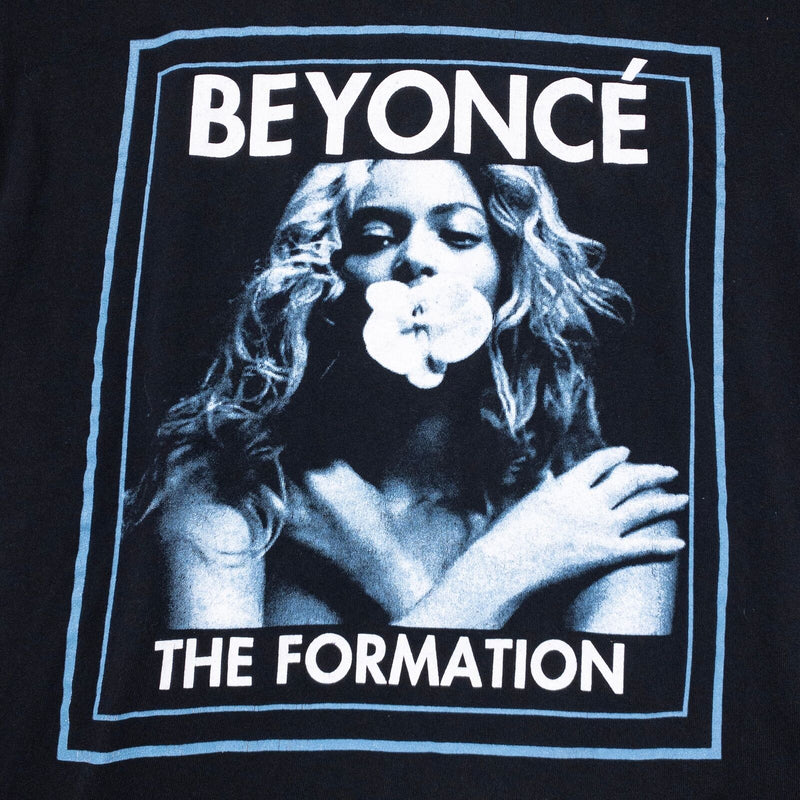 Beyonce Formation Tour T-Shirt Adult Medium Double-Sided 2016 World Tour Black