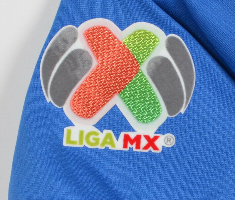 Cruz Azul Men's 2XL Joma Blue Red Henley Collar Soccer Football Jersey