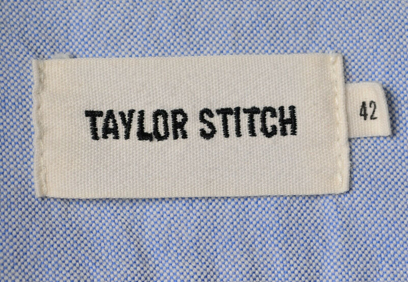 Taylor Stitch Men's 42 (Large) Blue Chambray Long Sleeve Button-Down Shirt