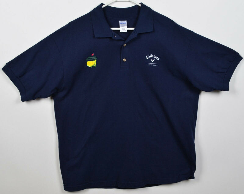Masters Tournament Men's XL Callaway Navy Blue Augusta National Golf Polo Shirt