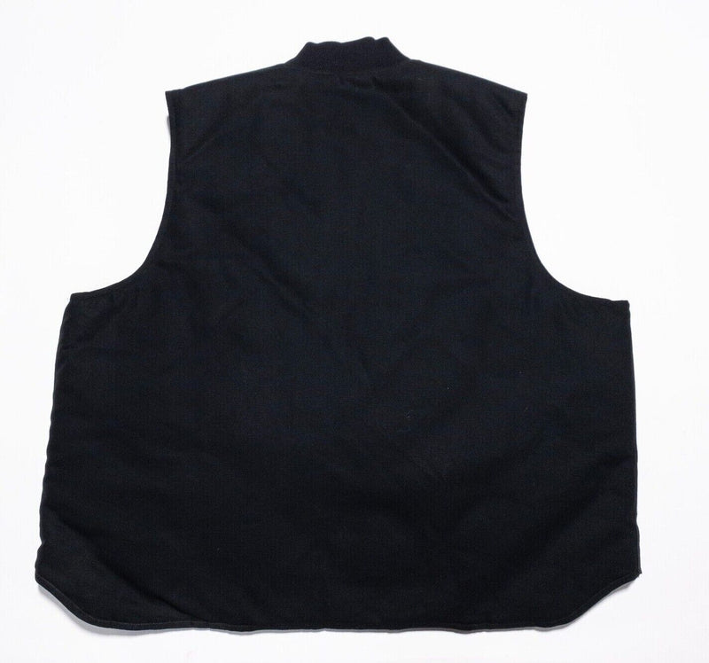 Carhartt Vest Men's 4XL Tall V01 Arctic Lined Black Full Zip Workwear