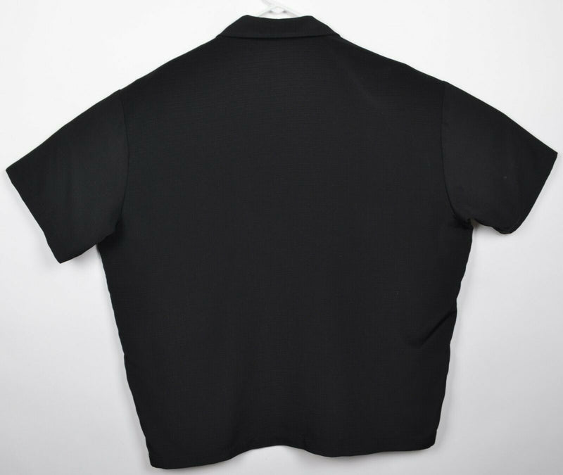 Vintage Steady Customs Men's 3XL Black Panel USA Bowling Camp Rockabilly Shirt