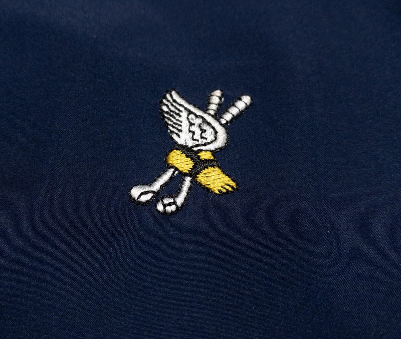 Winged Foot Jacket Men's 2XL Zero Restriction Full Zip Golf Navy Blue Wind Rain