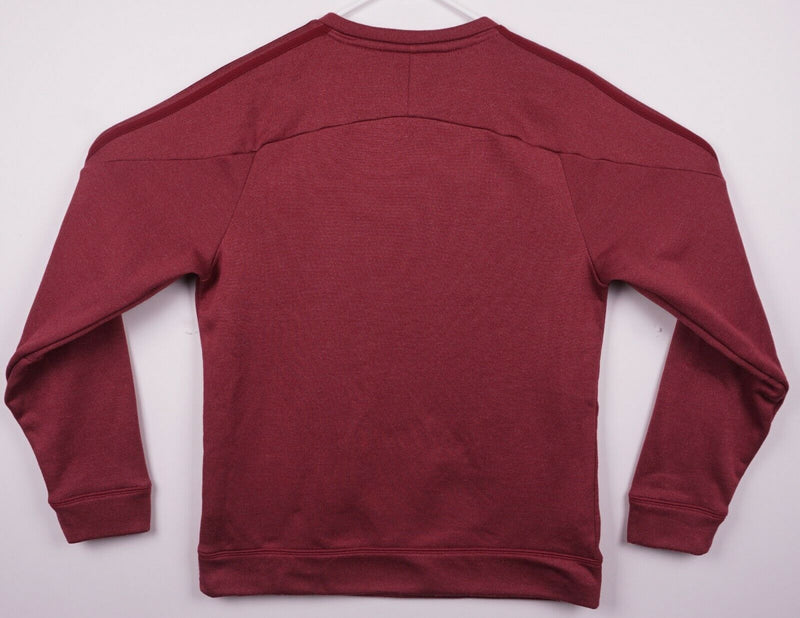 Harvard University Men's Small Adidas Climawarm Crimson Red Crew Neck Sweatshirt