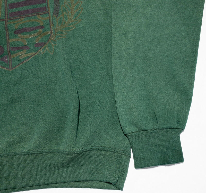 Vintage McDonald's University Men's Medium Sweatshirt 90s Green UofMcD Crewneck