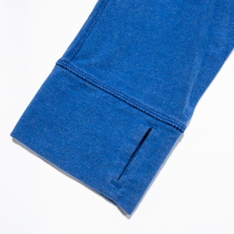 Lululemon Hoodie Men's Fits XL/2XL Full Zip Sweatshirt Solid Blue Athleisure