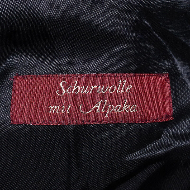 Schneiders Salzburg Overcoat Men's 42 Wool Alpaca Blend Austrian Black Button