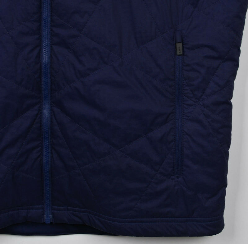 KJUS Men's Medium (50) "Retention Vest" Quilted Navy Blue Golf Puffer Vest