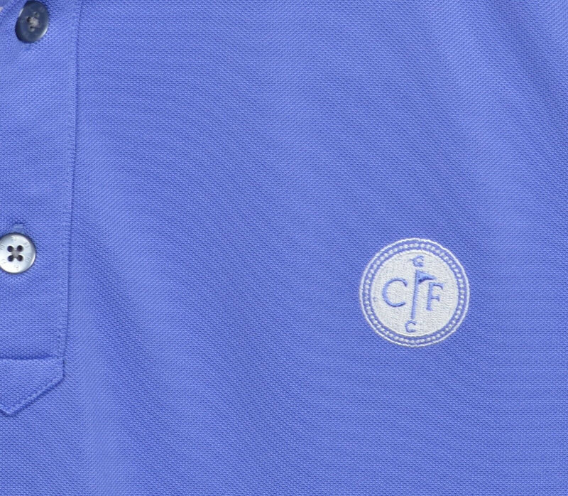 FootJoy Men's XL Solid Blue/Purple FJ Golf Wicking Performance Polo Shirt