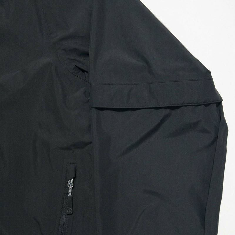 Zero Restriction Tour Series Men's XL Black Full Zip Golf Rain Packable Jacket